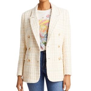 AQUA Plaid Blazer XS